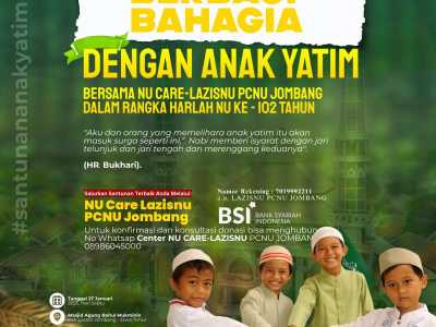 Harlah Ke-102 NU, LAZISNU Jombang Galang Donasi untuk Santuni Anak-Anak Yatim